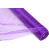 24" Crinkle Sheer Fabric Roll: Purple (10 Yards)