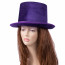 Velvet Top Hat: Purple